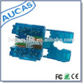 Transparente Multi colores UTP rj45 cat5e keystone jack como amplificador keystone jack para rj 45 módulo